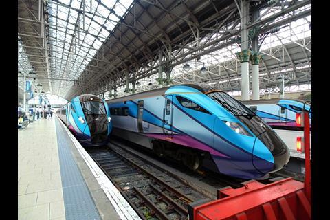Hitachi and Angel Trains have signed a contract to supply 19 five-car AT300 electro-diesel multiple units for TransPennine Express services.